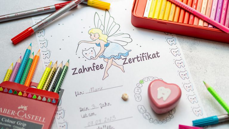 Zahnfee-Brief mit Vorlage (zum Ausdrucken) - Staehlin